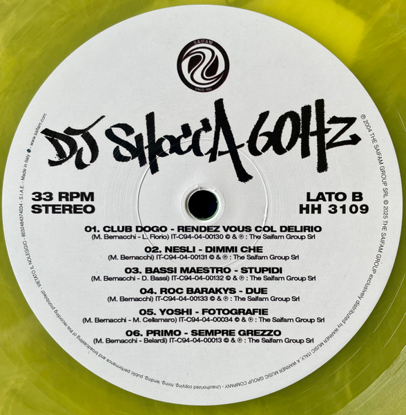 60 Hz in vinile: LP trasparente fumé giallo