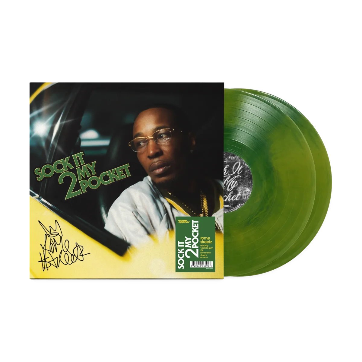 Sock It 2 My Pocket di Rome Streetz: vinile edizione colorata verde