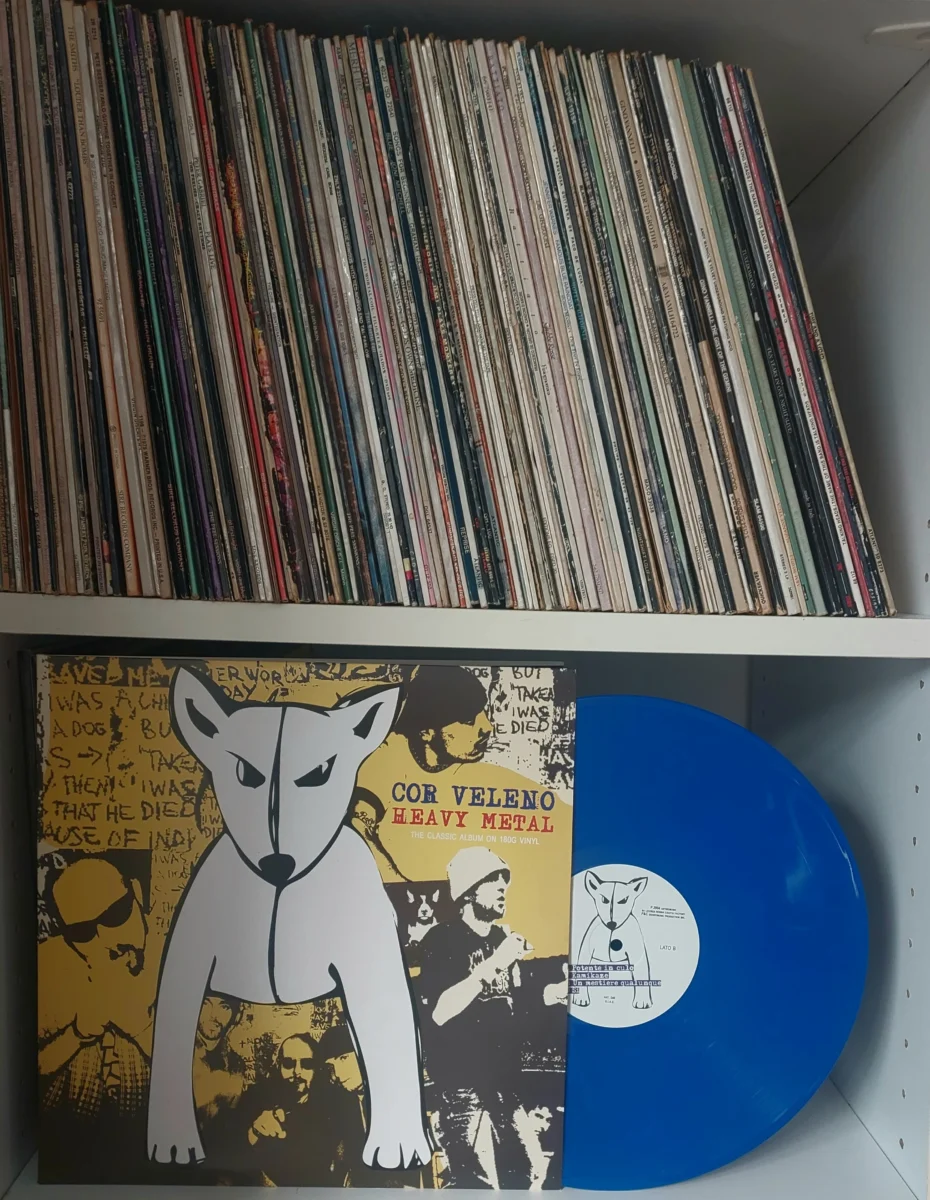Tutti gli LP dei Cor Veleno: heavy-metal vinile blue alternative cover